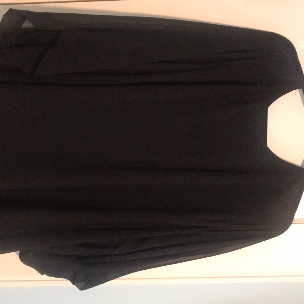 Black layered shirt